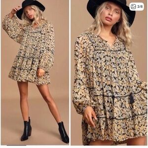 Free People Semi-Sheer Swing Dress